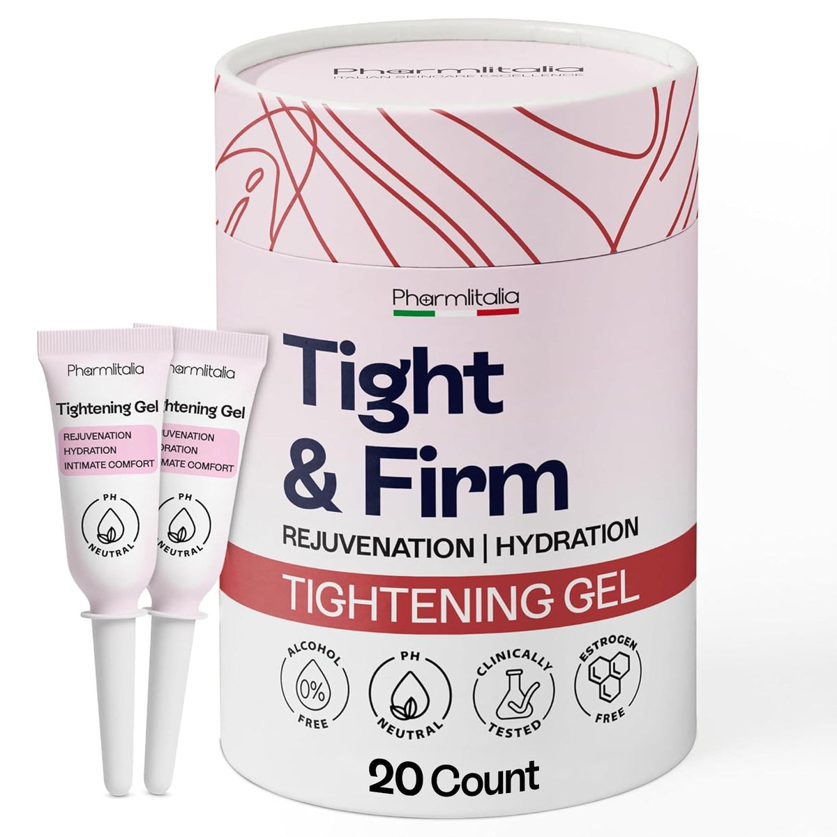 Vag Tightening Gel for Intimate Hydration & Rejuvenation   Natural Tightening Support for Vag Health   Feminine Care Gel for Dryness Firmness & Moisture Balance (20 Count (Pack of 1))